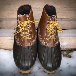 PROLINE THINSULATE 200 Gram Brown Leather Front Tie Ankle Winter Boots Size 12